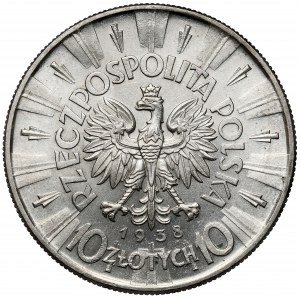 Piłsudski 10 złotych 1938