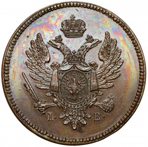 3 grosze polskie 1815 IB, Petersburg - pierwszy rocznik - RZADKOŚĆ