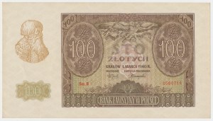 100 złotych 1940 - ORYGINALNA seria B - nie ZWZ - RZADKOŚĆ