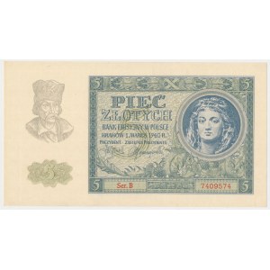 5 złotych 1940 - Ser.B