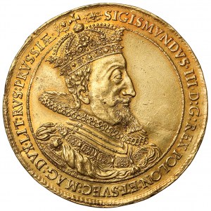 Sigismund III Vasa, DONATIVE 10 ducats Gdansk 1614 - Samuel AMMON