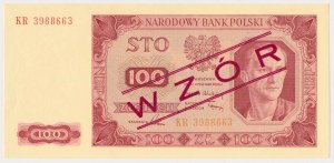 100 złotych 1948 - WZÓR kolekcjonerski - KR