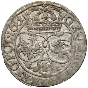 Jan II Kazimierz, Szóstak Lwów 1661 GBA - BEZ nominału