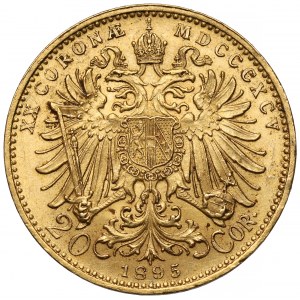 Austria, Franciszek Józef I, 20 koron 1895