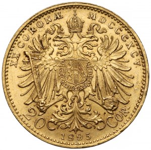 Austria, Franciszek Józef I, 20 koron 1895