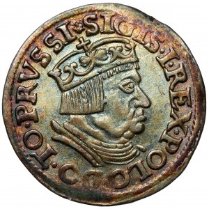 Sigismund I. der Alte, Trojak Danzig 1537 - früh