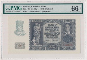 20 złotych 1940 - L