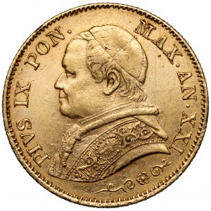 Watykan, Pius IX, 20 lir 1866-R, Rzym