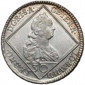 Autriche, François Ier, 30 krajcars 1749 HA