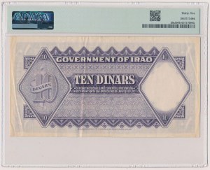 Iraq, 10 dinari 1931 (1942)