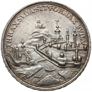 Austria, Leopold I, Medal 1686 - zdobycie miasta Ofen
