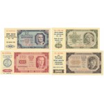 Zestaw 20 - 500 złotych 1948 - z nadrukami okolicznościowymi (4szt)