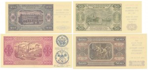 Set of 20 - 500 gold 1948 - with commemorative prints (4pcs)