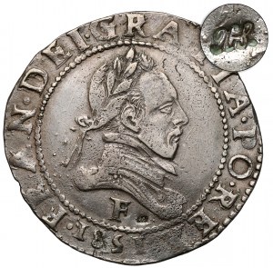 Enrico di Valois, Frank 1581-F - SENZA nome - ex. Segna - RARO
