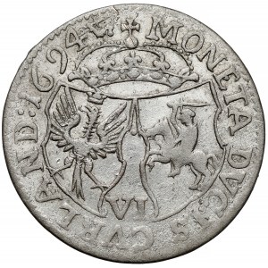 Kurlandia, Fryderyk Kazimierz Kettler, Szóstak Mitawa 1694