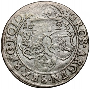Sigismund III Vasa, Sixpence Krakow 1623 - date next to the denomination