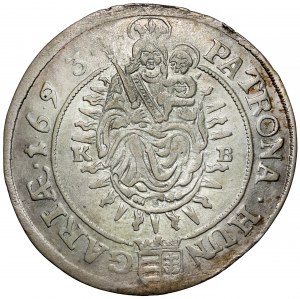 Ungheria, Leopoldo I, 15 krajcars 1693 KB, Kremnica