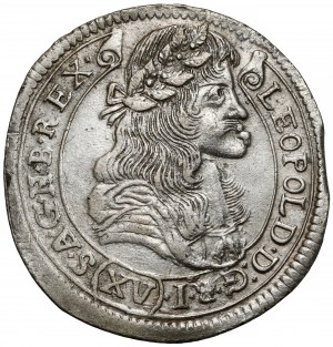 Hongrie, Léopold Ier, 15 krajcars 1681 KB, Kremnica