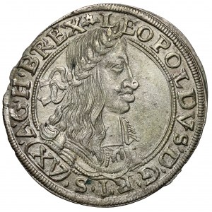 Austria, Leopold I, 15 krajcarów 1663 CA, Wiedeń