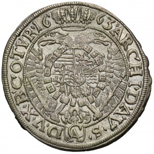 Austria, Leopold I, 15 krajcarów 1663 CA, Wiedeń