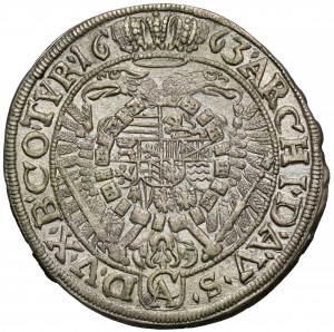 Rakúsko, Leopold I., 15 krajcars 1663 CA, Viedeň