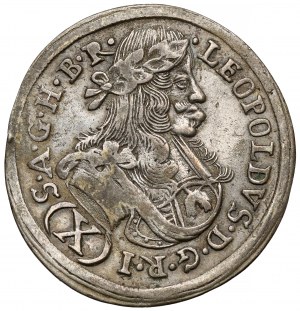 Rakousko, Leopold I, 10 krajcars 1682, Graz