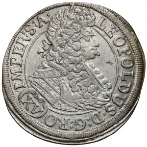 Böhmen, Leopold I., 15 krajcars 1696 GE, Prag