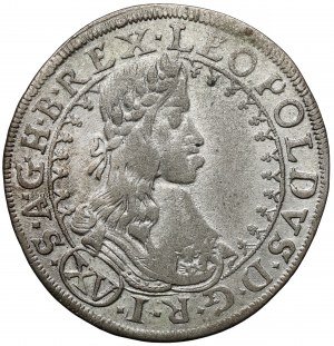 Austria, Leopoldo I, 15 krajcars 1662 CA, Vienna