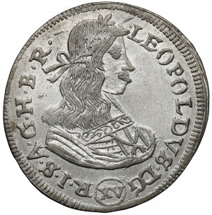 Autriche, Leopold I, 15 krajcars 1659, Vienne