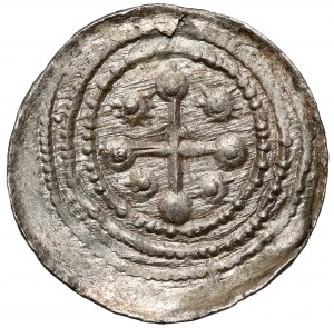 Boleslaw III. von Wrymouth, Denarius - Kampf mit dem Drachen - schön