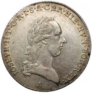 Niderlandy austriackie, Józef II, 1/4 talara 1790-A, Wiedeń