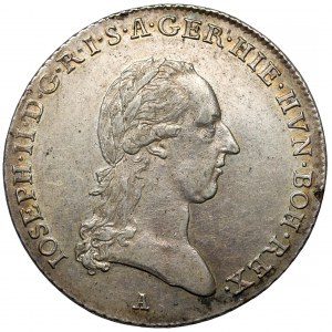 Austrian Netherlands, Joseph II, 1/4 thaler 1790-A, Vienna