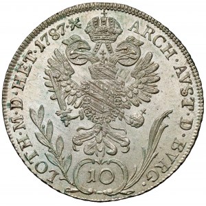 Austria, Józef II, 10 krajcarów 1787-A, Wiedeń