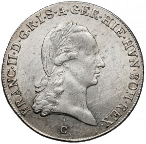 Paesi Bassi austriaci, Francesco II, 1/4 di tallero 1797-C, Praga