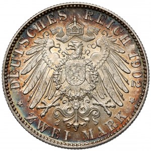 Saksonia, 2 marki 1902-E