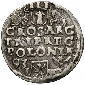Zygmunt III Waza, Trojak Poznań 1593 - ex. Czapski junior