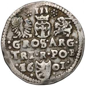 Sigismund III Vasa, Trojak Bydgoszcz 1601 - ex. Czapski junior