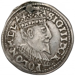 Sigismund III. Vasa, Trojak Olkusz 1596 - ex. Czapski junior