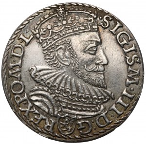 Zygmunt III Waza, Trojak Malbork 1592 - ex. Czapski junior