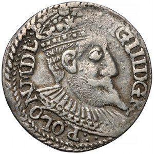Zygmunt III Waza, Trojak Olkusz 1598 - ex. Czapski junior