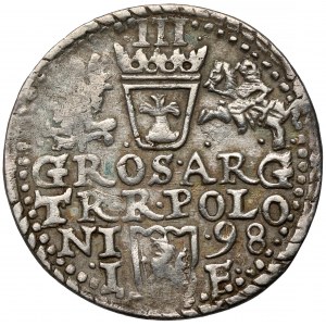 Zygmunt III Waza, Trojak Olkusz 1598 - ex. Czapski junior
