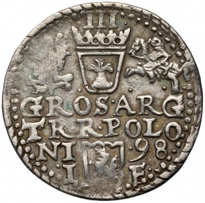 Sigismund III. Vasa, Trojak Olkusz 1598 - ex. Czapski junior