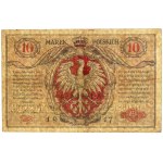 10 mkp 1916 Generał ...Biletów - A 199.. jednokrotnie - RZADKIE