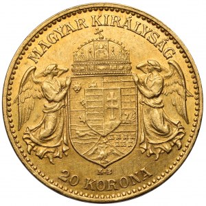 Hungary, Franz Joseph I, 20 crowns 1903 KB, Kremnica