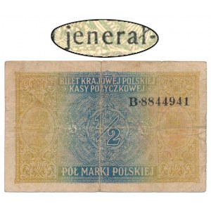 1/2 mkp 1916 jenerał - B - rzadkość