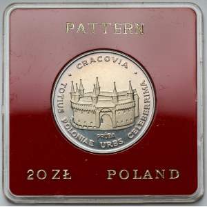 Próba CuNi 20 złotych 1981 Barbakan