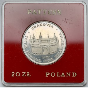 Próba CuNi 20 złotych 1981 Barbakan