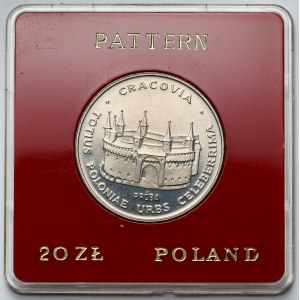 Próba CuNi 20 złotych 1981 Barbakan