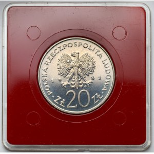 Próba CuNi 20 złotych 1981 Barbakan