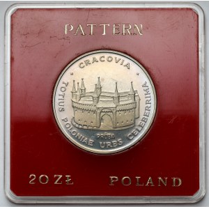 Próba CuNi 20 złotych 1981 Barbakan